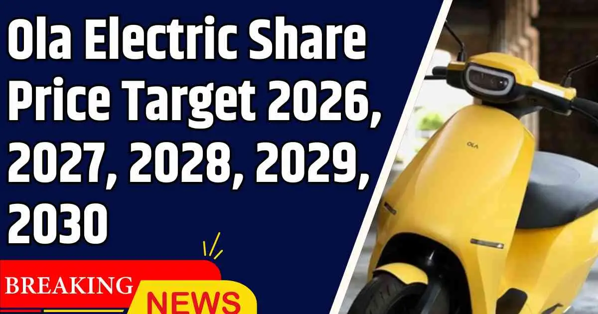Ola Electric Share Price Target 2026, 2027, 2028, 2029, 2030